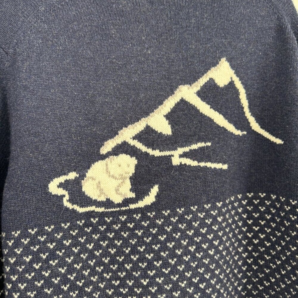 Brooks Brothers Polar Bear English Lambswool Crewneck Sweater Womens size XL in - Picture 9 of 11